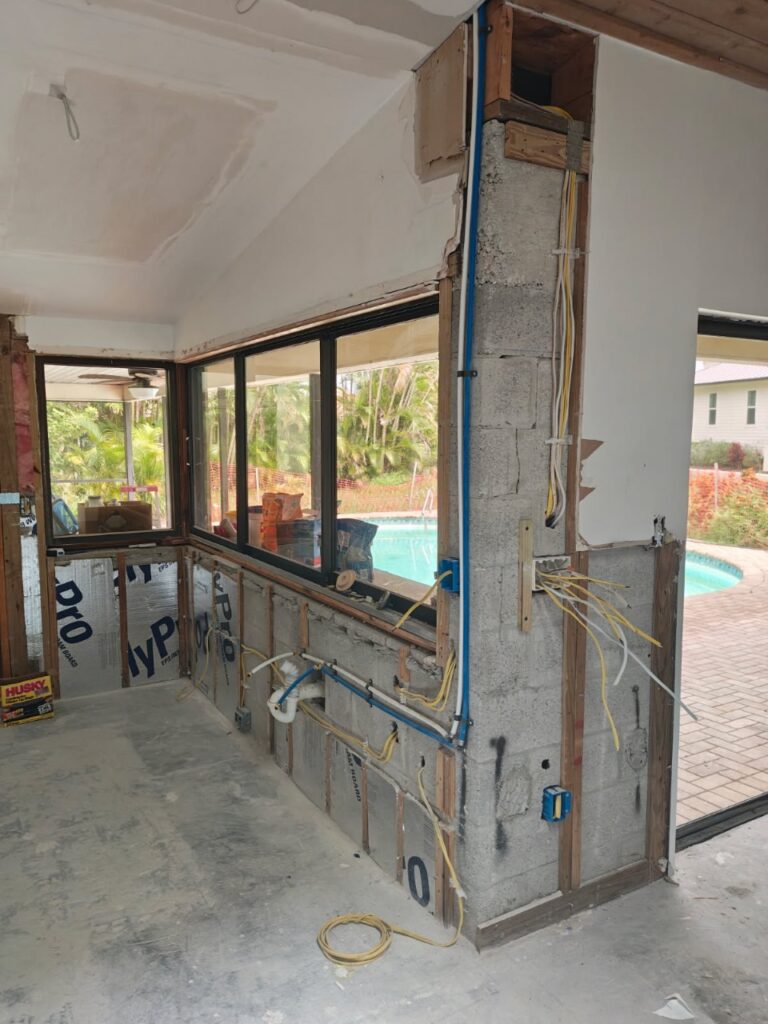 exposed wiring wall image