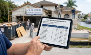 Home restoration cost estimate